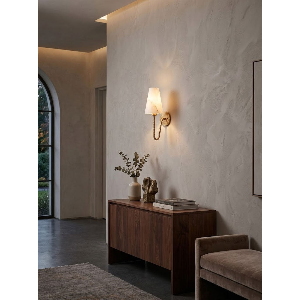 Applique Scoop Alabaster