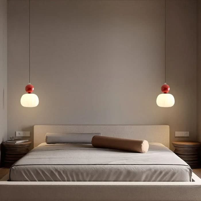 Lampada a Sospensione Art Deco Glarefusion Cream