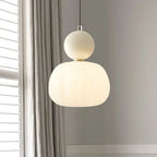 Lampada a Sospensione Art Deco Glarefusion Cream