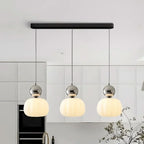 Lampada a Sospensione Art Deco Glarefusion Cream