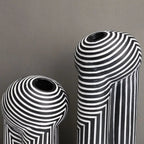 Collezione di Vasi Noir & Blanc