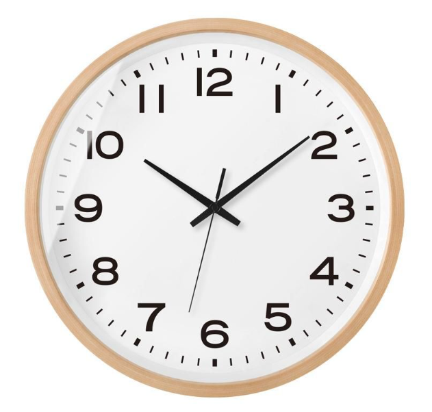 NordicTime - Elegante orologio da parete scandinavo in legno per un tocco moderno