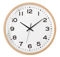 NordicTime - Elegante orologio da parete scandinavo in legno per un tocco moderno