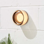 Lampada da parete in vetro compatta