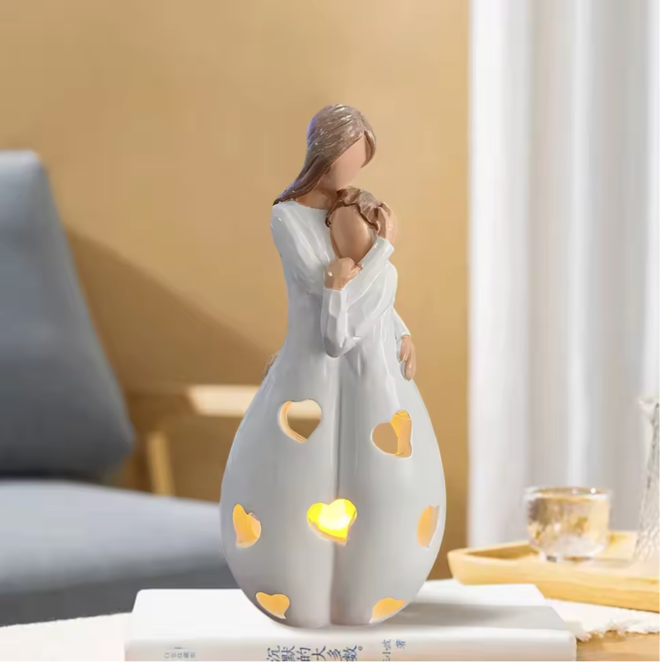 Lampada da Tavolo Beige Romantica