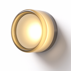 Applique da Parete Rotonda in Vetro Moderno LED 1 Luce