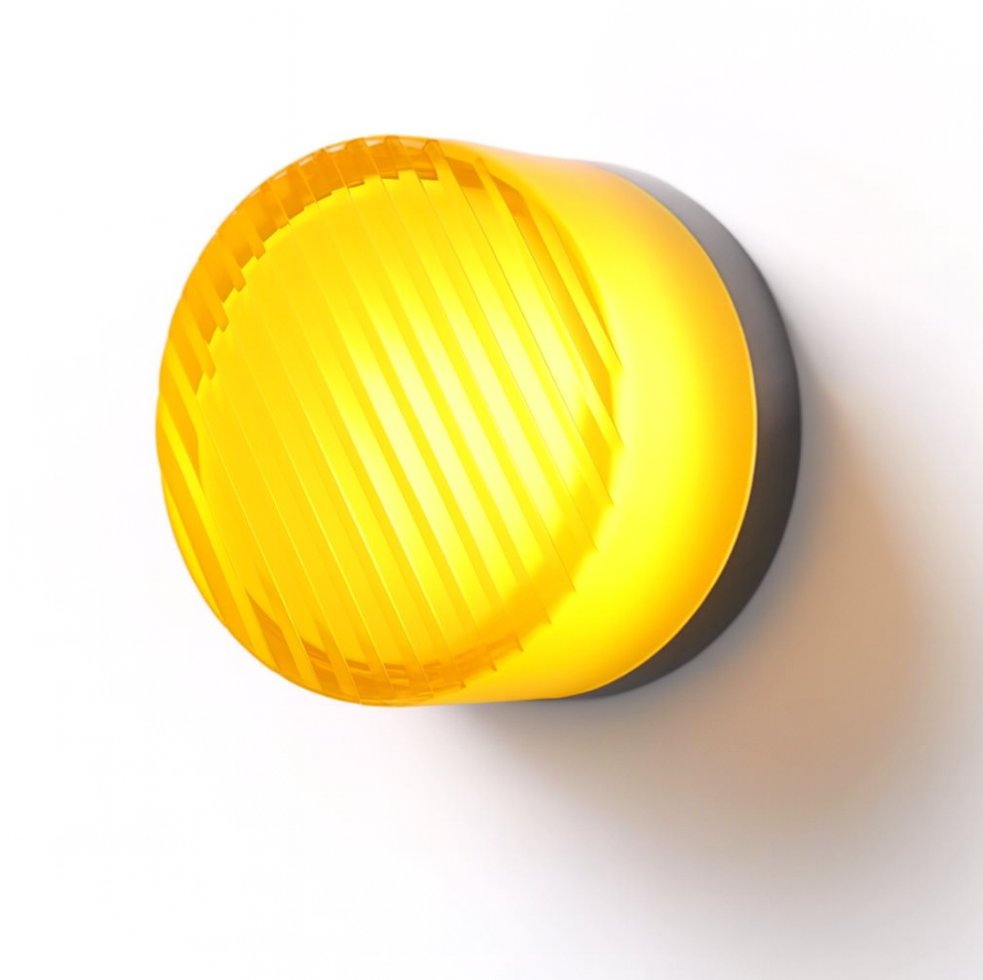 Applique da Parete Rotonda in Vetro Moderno LED 1 Luce