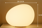 Lampada da Tavolo LED a Forma di Pietra Nordica 1 Luce
