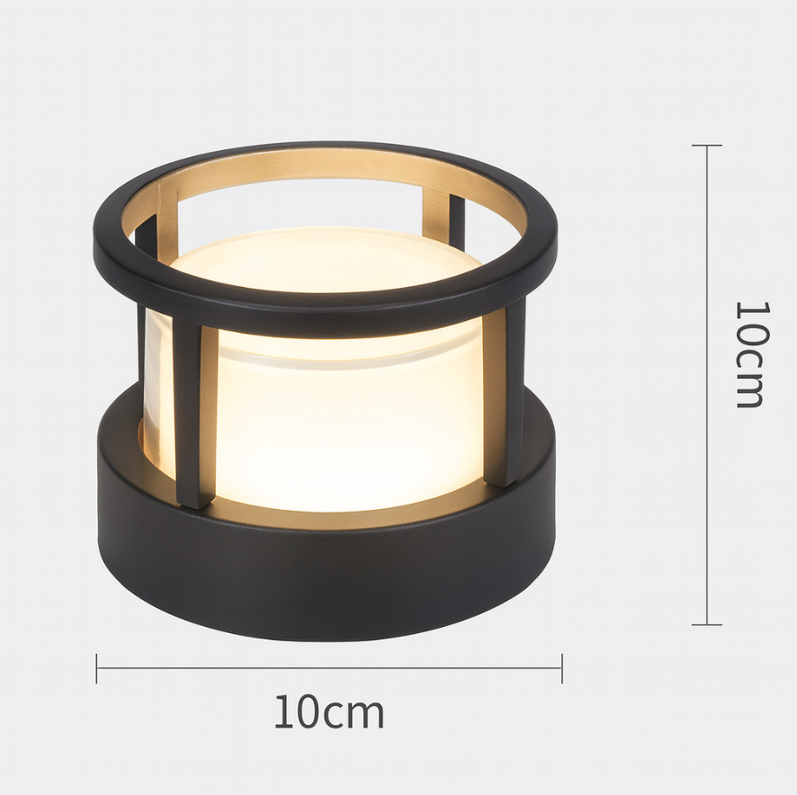 Faro da Esterno Moderno Quadrato LED Impermeabile