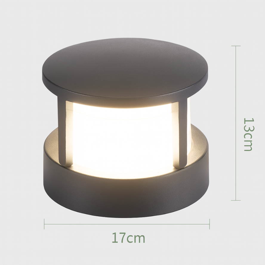 Faro da Esterno Moderno Quadrato LED Impermeabile