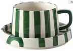 Tazza e piattino in ceramica Henrik