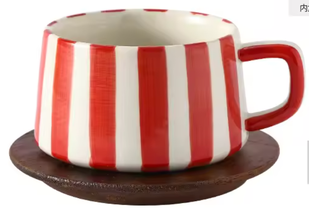 Tazza e piattino in ceramica Henrik