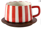 Tazza e piattino in ceramica Henrik