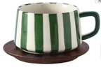 Tazza e piattino in ceramica Henrik