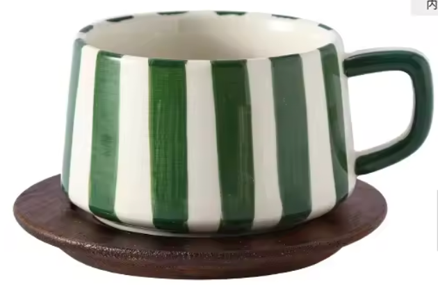 Tazza e piattino in ceramica Henrik