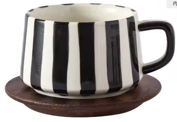 Tazza e piattino in ceramica Henrik