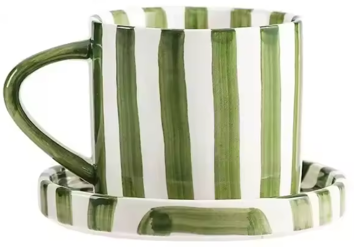 Tazza e piattino in ceramica Henrik