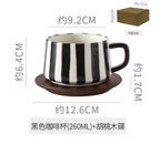 Tazza e piattino in ceramica Henrik