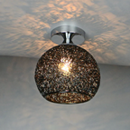 Lampada da soffitto a globo in metallo moderna