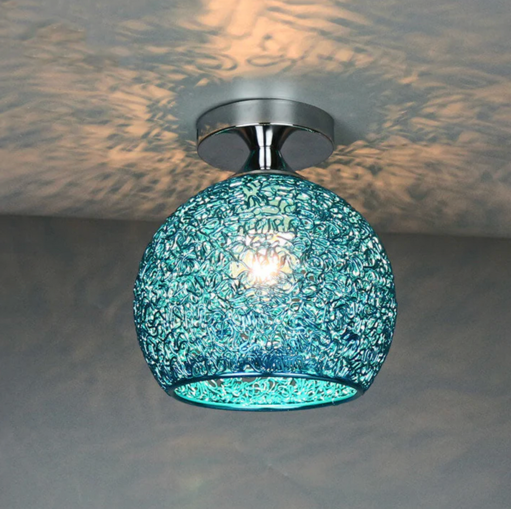 Lampada da soffitto a globo in metallo moderna