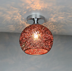Lampada da soffitto a globo in metallo moderna