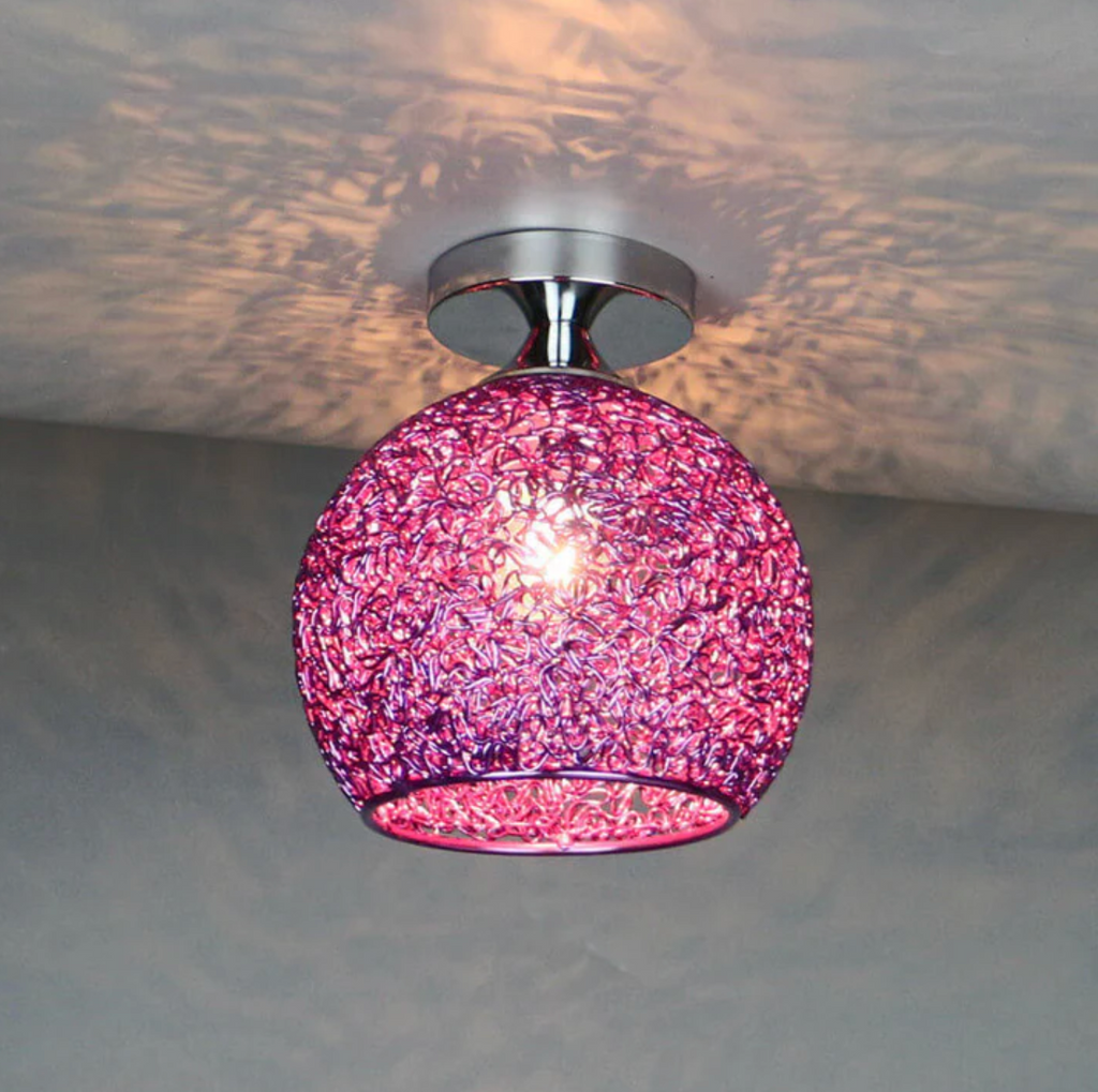 Lampada da soffitto a globo in metallo moderna