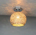 Lampada da soffitto a globo in metallo moderna