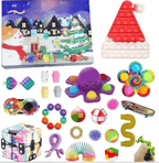 Calendario dell'Avvento Fidget per Bambini – 24 Giorni di Giocattoli Sensoriali e Sorprese Pop It