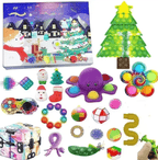 Calendario dell'Avvento Fidget per Bambini – 24 Giorni di Giocattoli Sensoriali e Sorprese Pop It