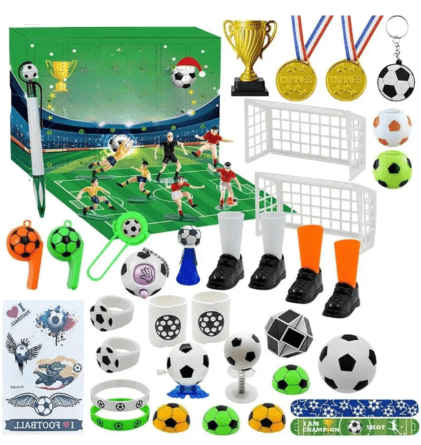 Calendario dell'Avvento di Calcio per Bambini – 24 Giorni di Sorprese Calcistiche