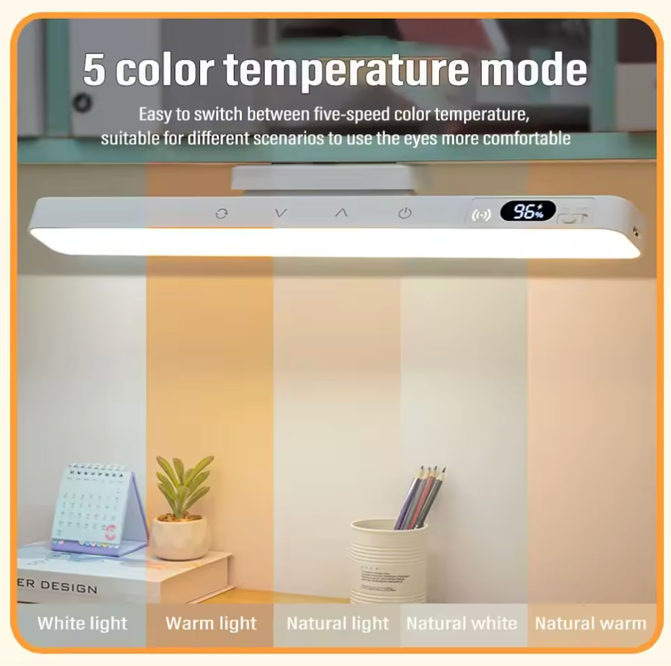 GlowPro 5W Lampada Notturna Ricaricabile Dimmerabile