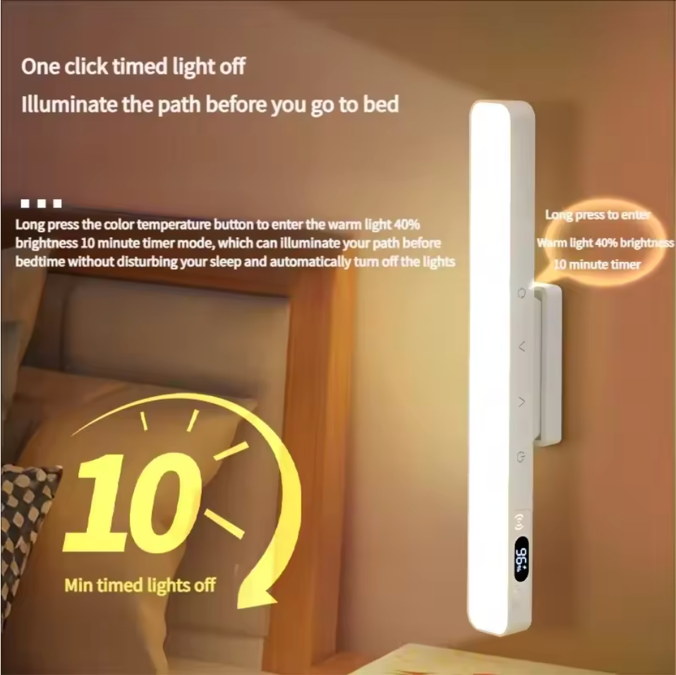 GlowPro 5W Lampada Notturna Ricaricabile Dimmerabile