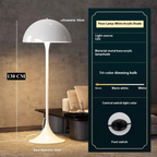 Lampada da terra a LED a forma di fungo scandinava