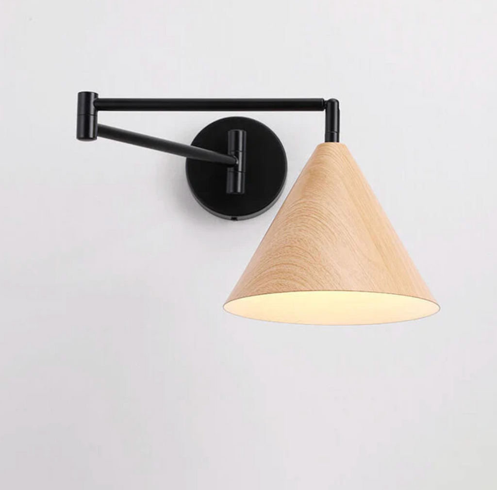Lampada da Parete in Legno Scandinavo Sconces Minimalista Moderna
