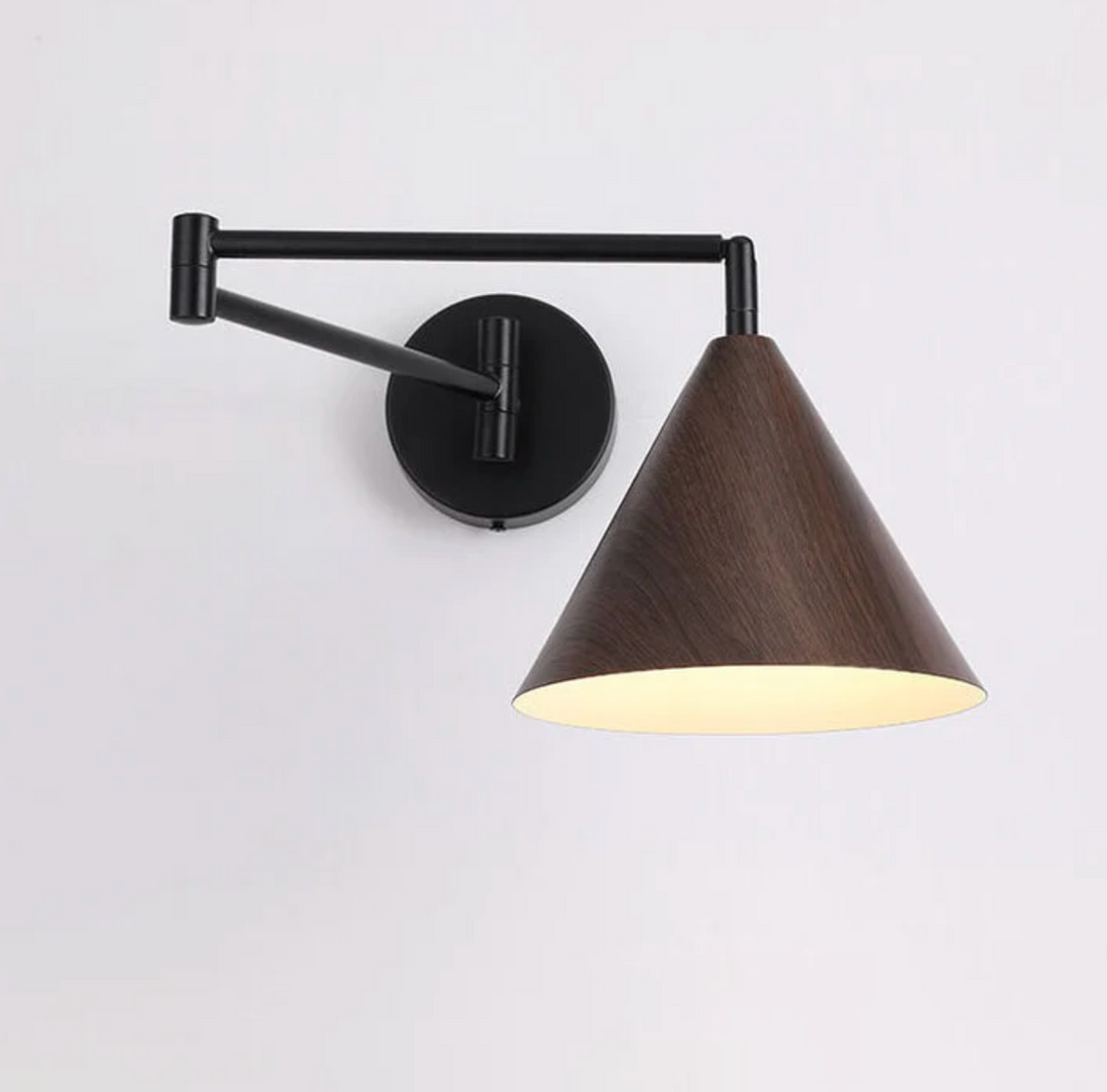 Lampada da Parete in Legno Scandinavo Sconces Minimalista Moderna