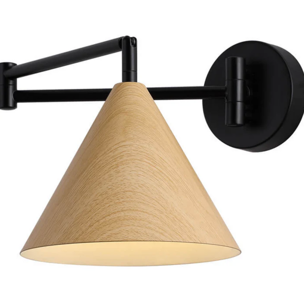 Lampada da Parete in Legno Scandinavo Sconces Minimalista Moderna