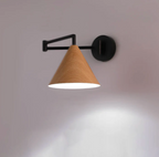 Lampada da Parete in Legno Scandinavo Sconces Minimalista Moderna