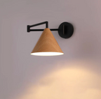 Lampada da Parete in Legno Scandinavo Sconces Minimalista Moderna