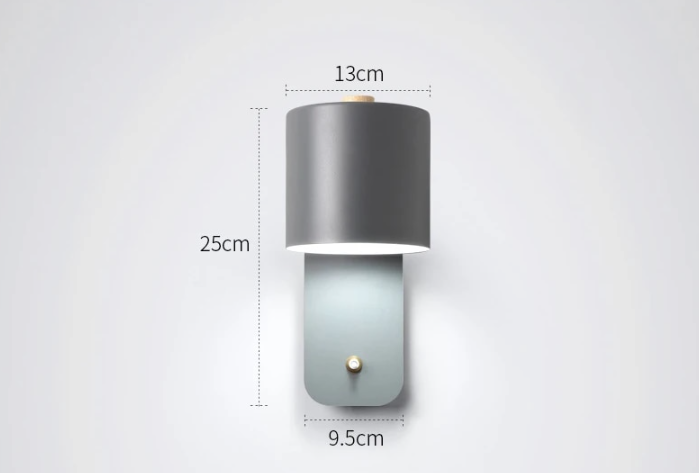 Applique LED con interruttore | Design moderno in metallo