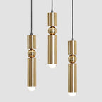 Lampada a Sospensione Oro Luxe – Elegante Lampada da Soffitto LED Minimalista
