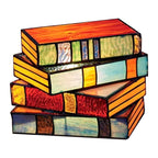 BookGlow - Lampada da tavolo creativa a forma di libro con illuminazione regolabile