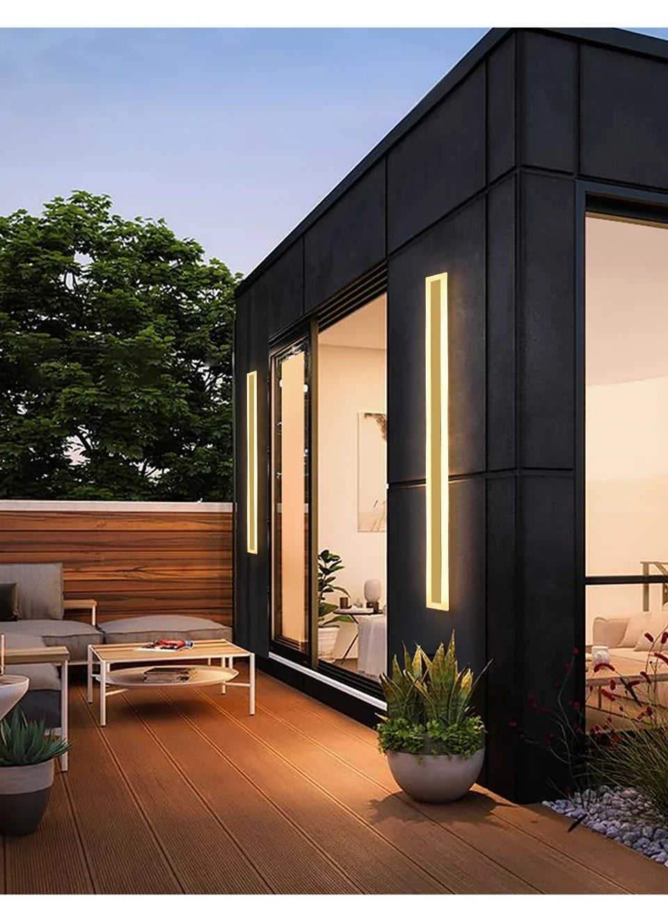LumoFlex Villa – Lampada da Parete LED Waterproof IP65 | Illuminazione Esterna Dimmerabile per Giardino, Balcone e Facciata