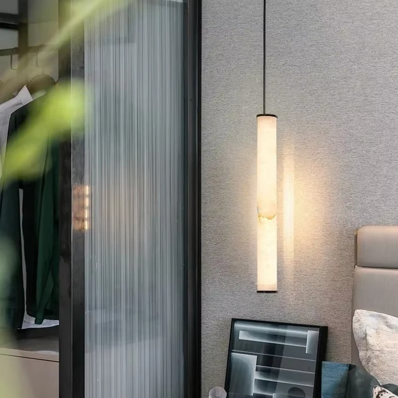 LuxeMarble – Lampada a sospensione in marmo per soggiorno e sala da pranzo