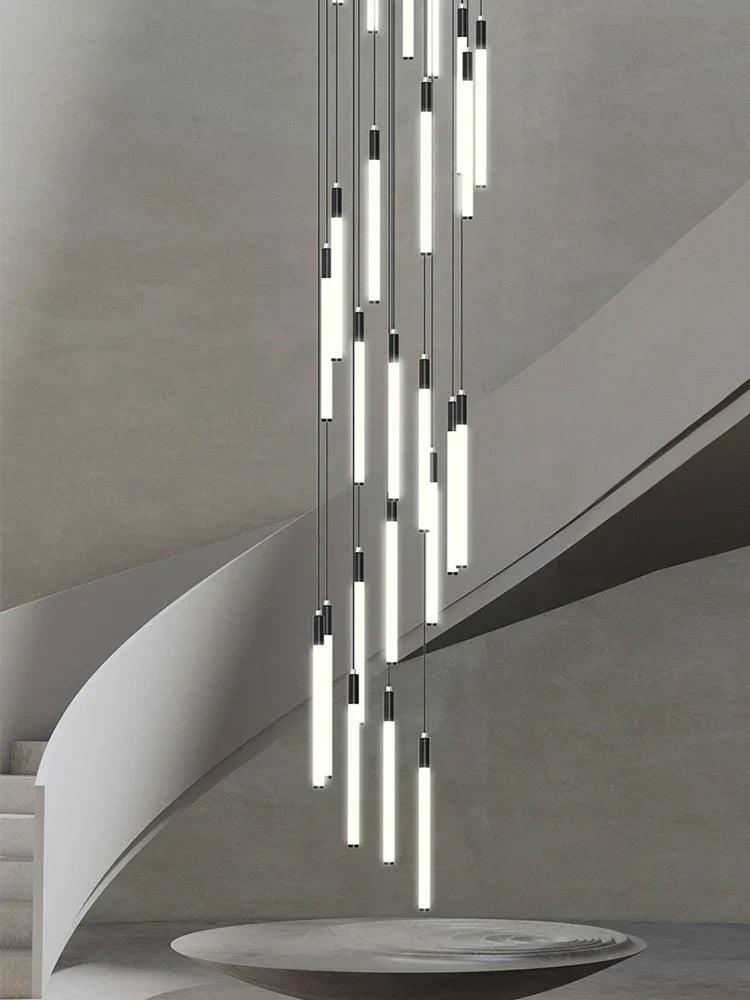 lampadario moderno sospeso per illuminazione interna design loft