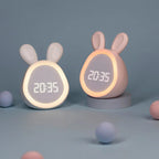 BunnyTime - Orologio Sveglia LED con Luce Regolabile per Mattine Felici