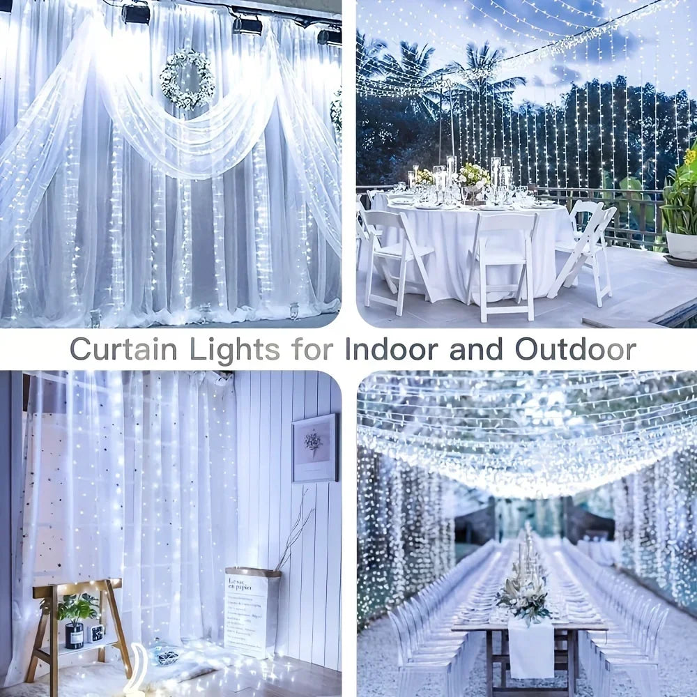 LumiCurtain USB LED Illuminazione per Tende con Telecomando