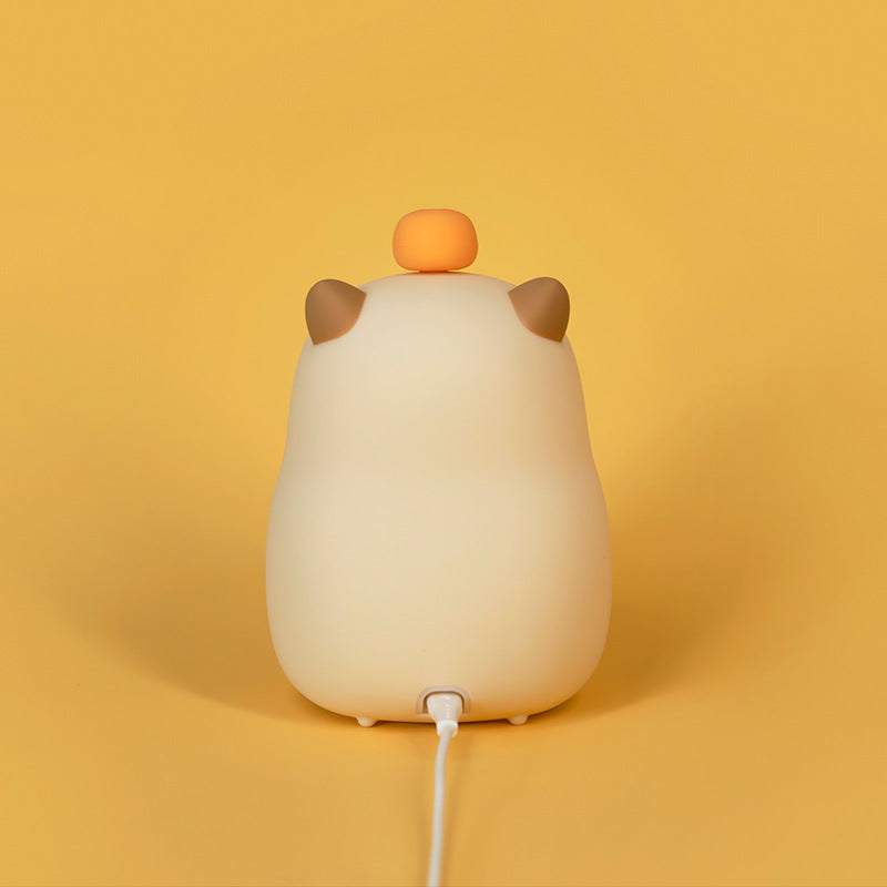 CapyGlow – Sveglia a forma di capybara con luce soffusa e design ricaricabile