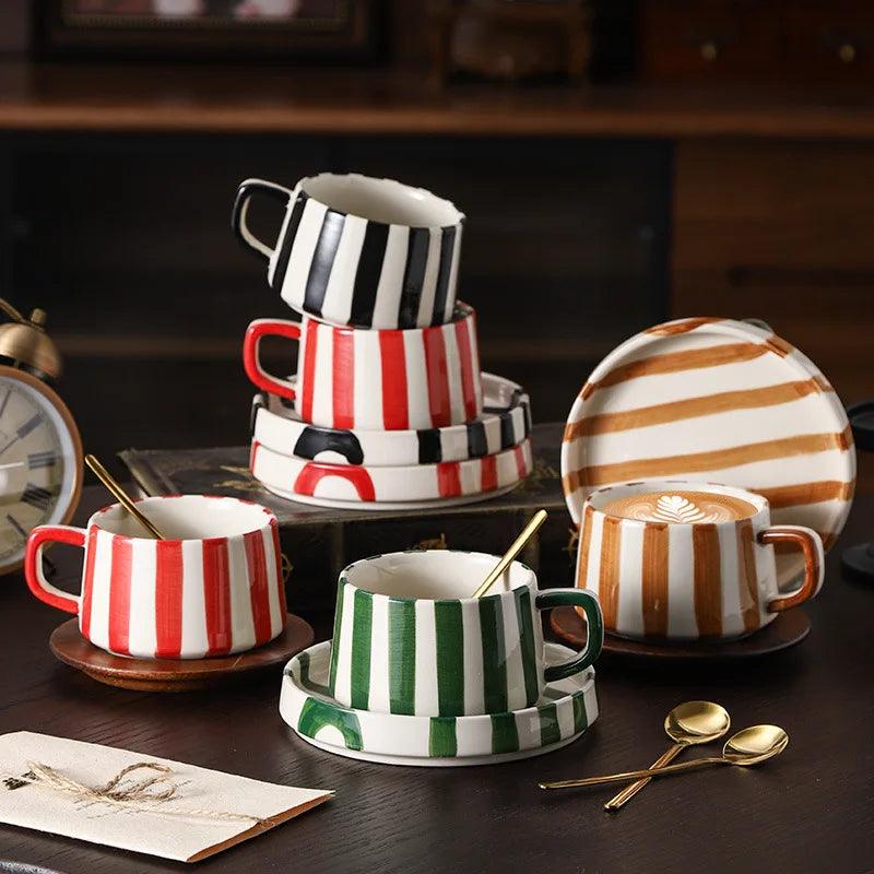 Tazza e piattino in ceramica Henrik