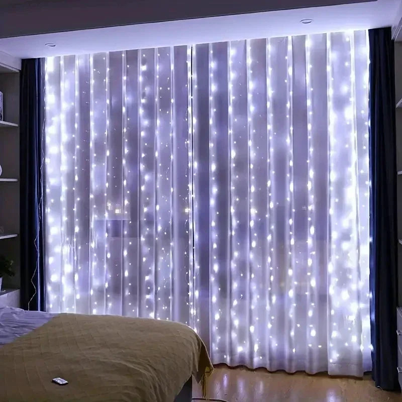LumiCurtain USB LED Illuminazione per Tende con Telecomando