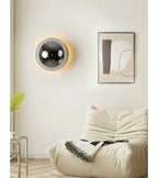 LumiBau Luxe Bauhaus Lampada da Parete Rotonda